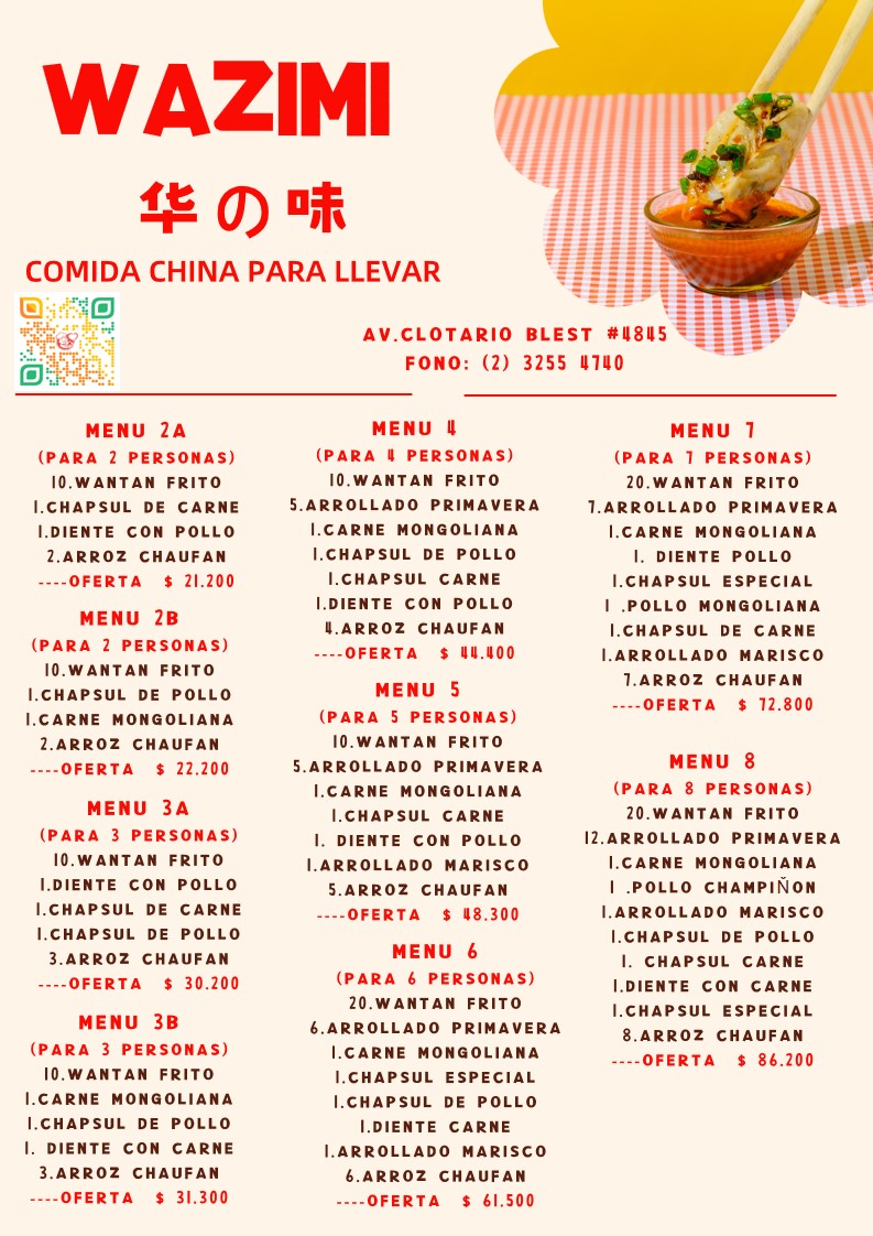 COMIDA CHINA WAZIMI