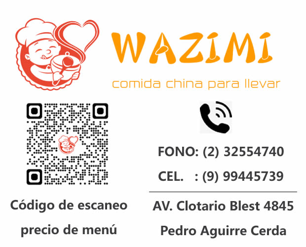 COMIDA CHINA WAZIMI